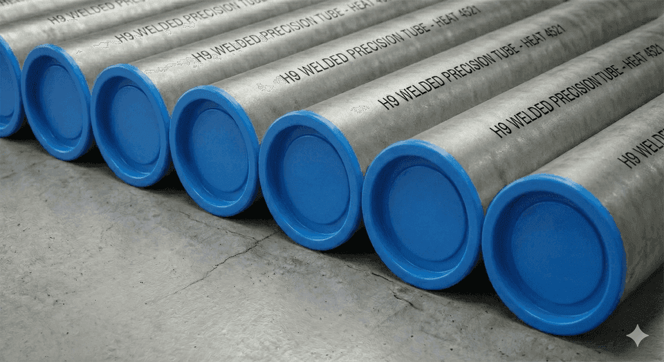 Electric-welded cold-drawn precision H9 tubes