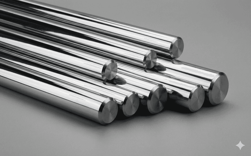 Hard chrome-plated bars